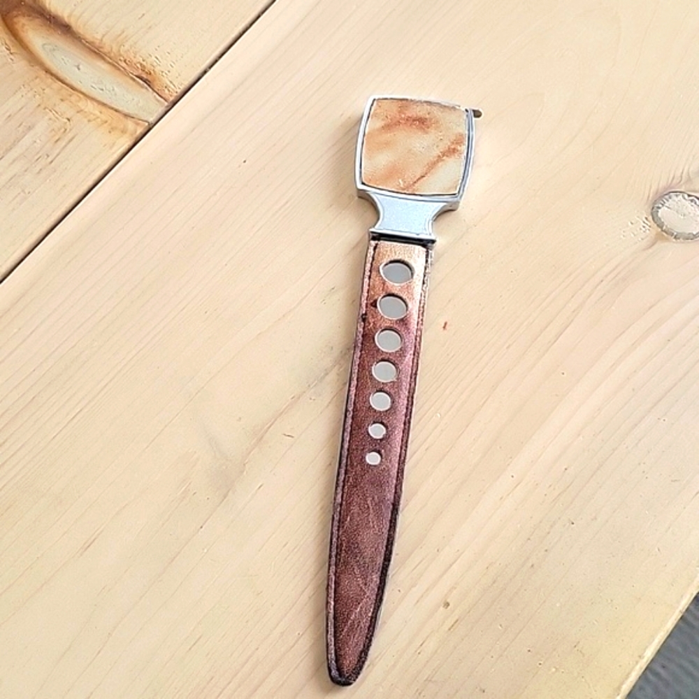 Vintage Stainless Steel Letter Opener w/ Tape Measure